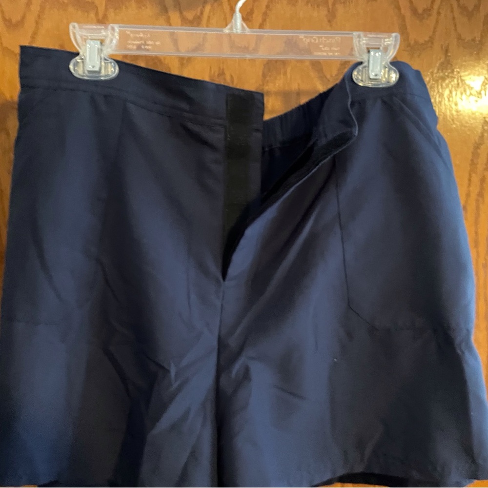 Swimsuits For All Blue Flat Front Swim Shorts 18 - Picture 5 of 6